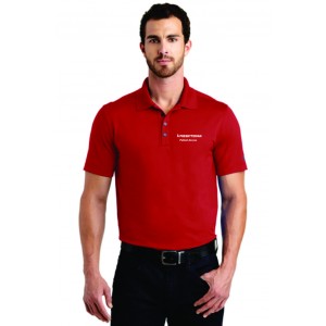Patient Access Mens Black Metro Polo