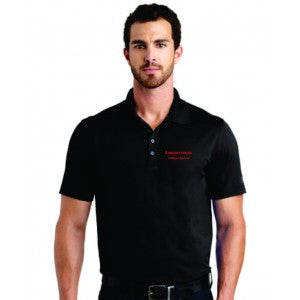 Patient Access Mens Black Metro Polo