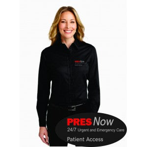 PRES Now Patient Access ladies Twill shirt