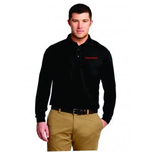 Long Sleeve Polo Black