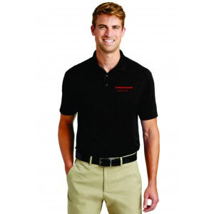 Corner Stone Mens work polo Black
