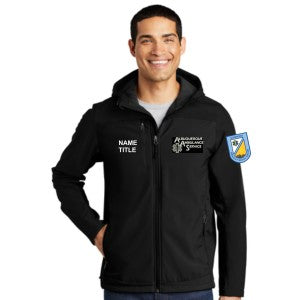 Mens Hooded Soft Shell Jacket