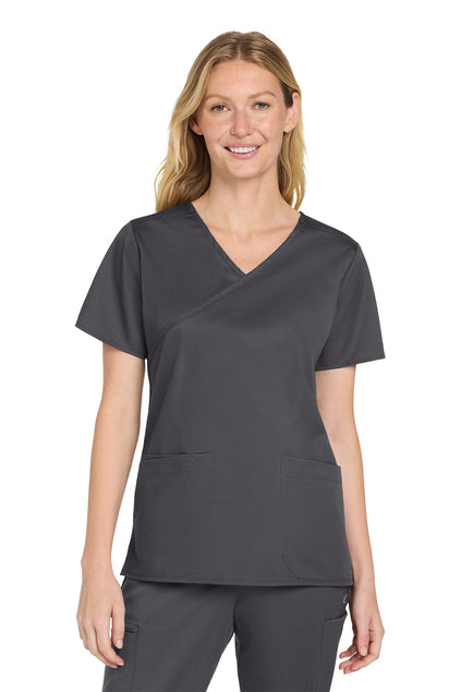 WW4760 Wink® Women’s WorkFlex™ Mock Wrap Top