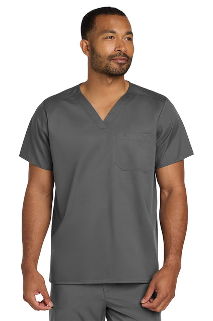 WW3160 Wink® Unisex WorkFlex Chest Pocket V-Neck Top