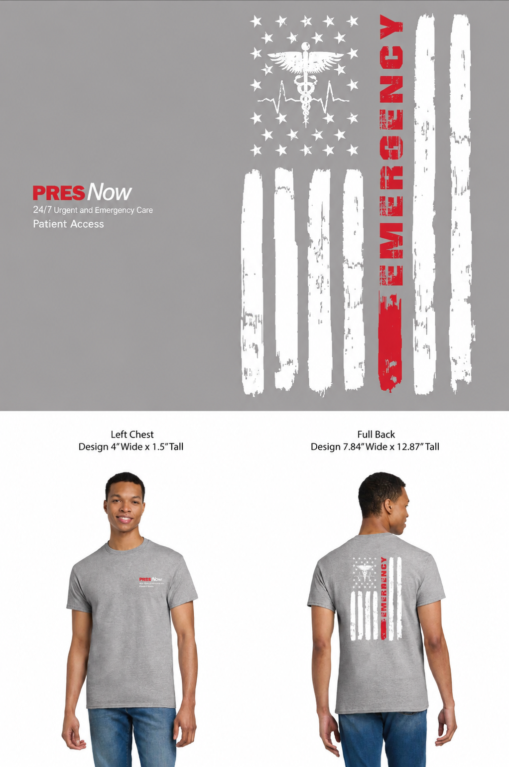 Pres NOW ER Flag T-shirt