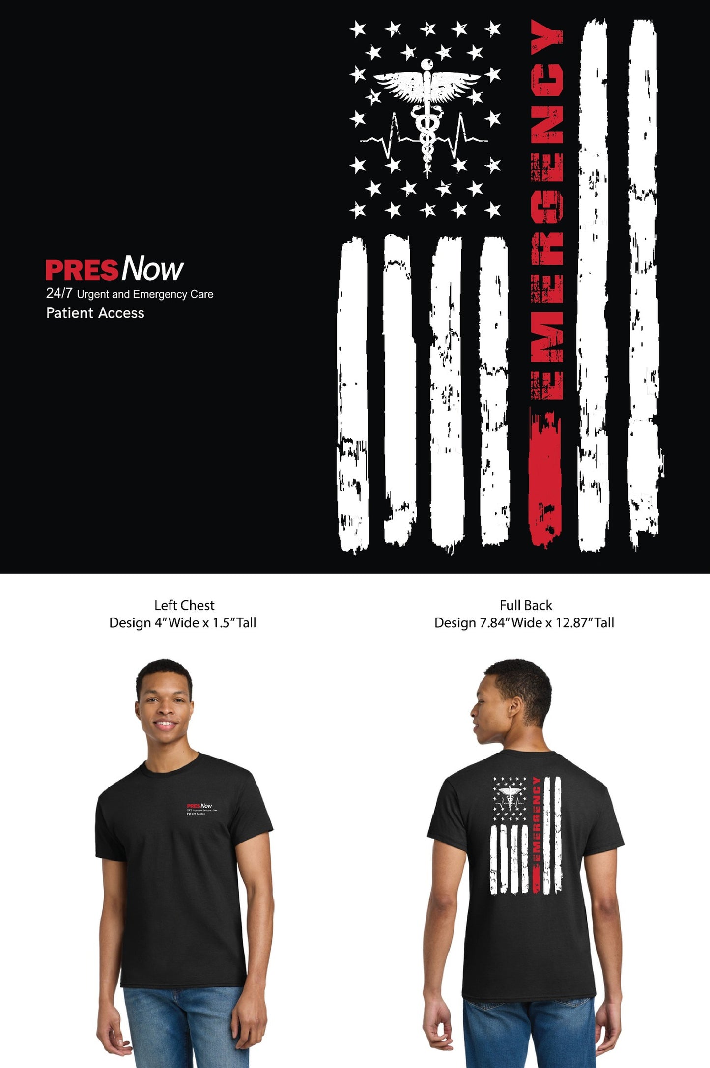 Pres NOW ER Flag T-shirt