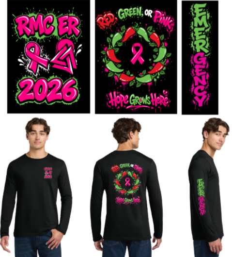 RMC Red Green or Pink T-Shirt