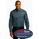 PRES Now Patient Access Mens Grey Twill shirt