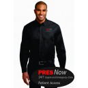 PRES Now Patient Access Mens Black Twill shirt