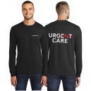 Urgent Care Uniform Tee - Long Sleeve Red Text Logo